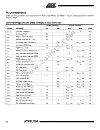 AT87LV51-16PI Datasheet Page 10