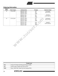 AT87LV51-16PI Datasheet Page 14