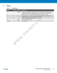 AT88SA100S-TSU-T Datasheet Page 19