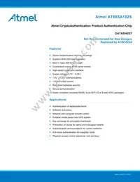 AT88SA102S-TSU-T Datasheet Cover