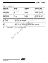 AT88SC0204C-CI Datasheet Page 9