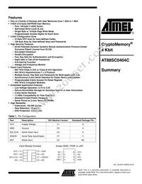 AT88SC0404C-CI Datasheet Cover