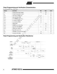 AT89C1051U-12SI Datasheet Page 8