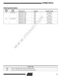 AT89C1051U-12SI Datasheet Page 13