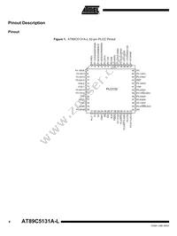 AT89C5131A-PLTUL Datasheet Page 4