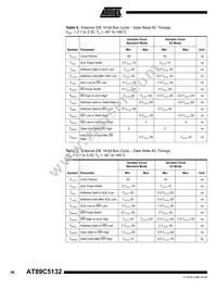 AT89C5132-RORUL Datasheet Page 22