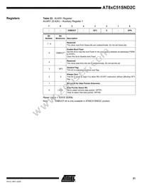 AT89C51SND2C-7FTUL Datasheet Page 21