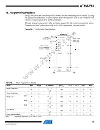 AT89LV55-12PI Datasheet Page 19