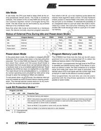 AT89S53-24JU Datasheet Page 18