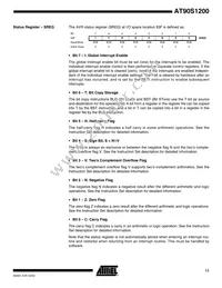 AT90S1200A-4YI Datasheet Page 11