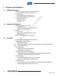 AT91CAP7E-NA-ZJ Datasheet Page 16