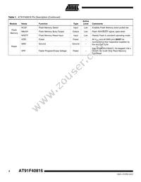 AT91F40816-33CI Datasheet Page 4