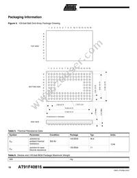 AT91F40816-33CI Datasheet Page 18