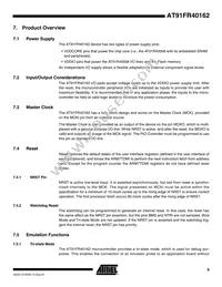 AT91FR40162-CI-T Datasheet Page 9