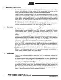 AT91FR40162S-CJ Datasheet Page 6