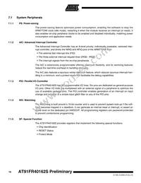 AT91FR40162S-CJ Datasheet Page 16