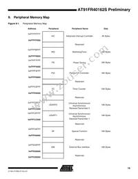 AT91FR40162S-CJ Datasheet Page 19