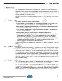 AT91FR40162SB-CU-999 Datasheet Page 17