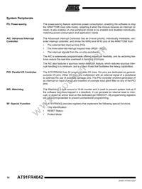 AT91FR4042-CI-T Datasheet Page 16