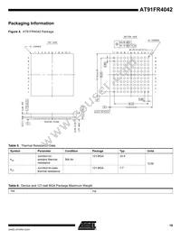 AT91FR4042-CI-T Datasheet Page 19
