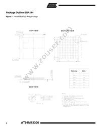 AT91M43300-25CJ Datasheet Page 8