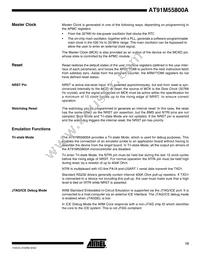 AT91M55800-33AI Datasheet Page 13