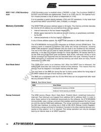 AT91M55800-33AI Datasheet Page 14