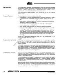 AT91M55800-33AI Datasheet Page 16