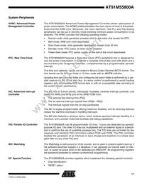 AT91M55800-33AI Datasheet Page 17