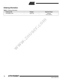 AT91R40807-33AU Datasheet Page 14