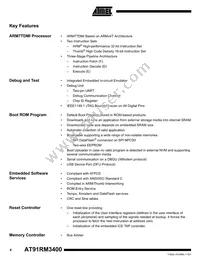 AT91RM3400-AU-002 Datasheet Page 4