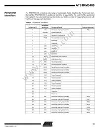 AT91RM3400-AU-002 Datasheet Page 19