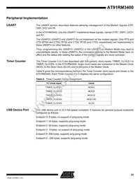 AT91RM3400-AU-002 Datasheet Page 23