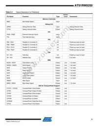 AT91RM9200-QI-002-T Datasheet Page 5