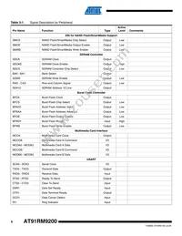 AT91RM9200-QI-002-T Datasheet Page 6
