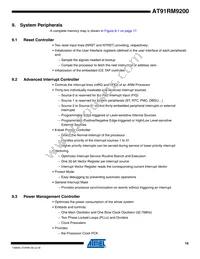 AT91RM9200-QI-002-T Datasheet Page 19