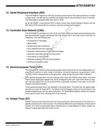 AT91SAM7A1-AU Datasheet Page 9