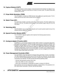 AT91SAM7A1-AU Datasheet Page 10