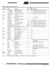 AT91SAM7A2-AU Datasheet Page 6