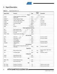 AT91SAM7XC512-CU Datasheet Page 6