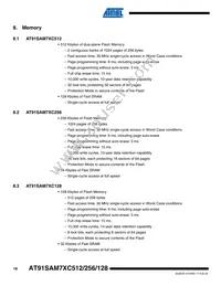 AT91SAM7XC512-CU Datasheet Page 18