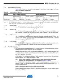 AT91SAM9261SB-CU Datasheet Page 17