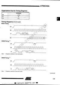 AT93C46A-10SC Datasheet Page 7