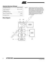 AT93C46C-10SI-2.7 Datasheet Page 2