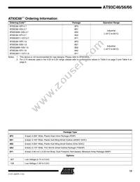 AT93C46Y1-10YU-1.8-T Datasheet Page 13