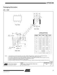 AT93C46Y6-10YH-1.8 Datasheet Page 11