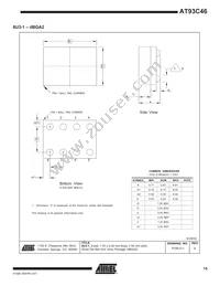 AT93C46Y6-10YH-1.8 Datasheet Page 15