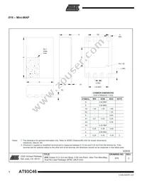 AT93C46Y6-10YH-1.8 Datasheet Page 16