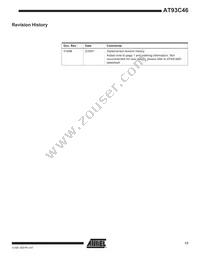 AT93C46Y6-10YH-1.8 Datasheet Page 17