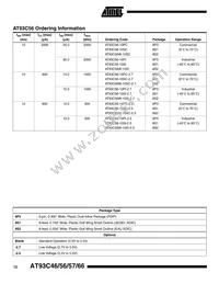 AT93C66-10SC Datasheet Page 12
